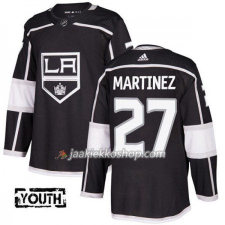 Miehille NHL Los Angeles Kings Pelipaita Alec Martinez 27 Adidas 2017-2018 Musta Authentic